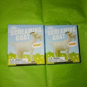 x2 ✨️SEALED✨️ Screaming Goat with Mini Book The Screaming Goat Pocket Guide